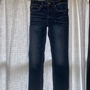 Dark Wash Skinny Jeans for Women